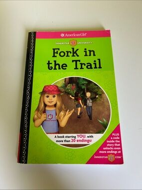 American Girl Fork in the Trail - Green and Pink Cover